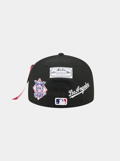 Los Angeles Dodgers X Alpha X New Era 59FIFTY Fitted Cap BLACK | Alpha Industries