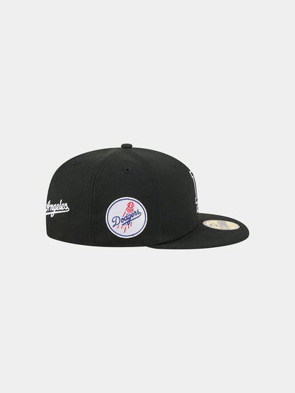 Los Angeles Dodgers X Alpha X New Era 59FIFTY Fitted Cap BLACK | Alpha Industries