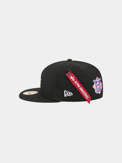 Los Angeles Dodgers X Alpha X New Era 59FIFTY Fitted Cap BLACK | Alpha Industries