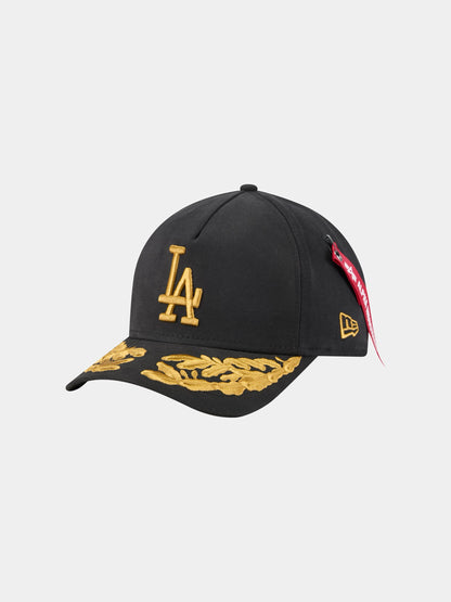 Los Angeles Dodgers X Alpha X New Era 940 MC Cap BLACK | Alpha Industries