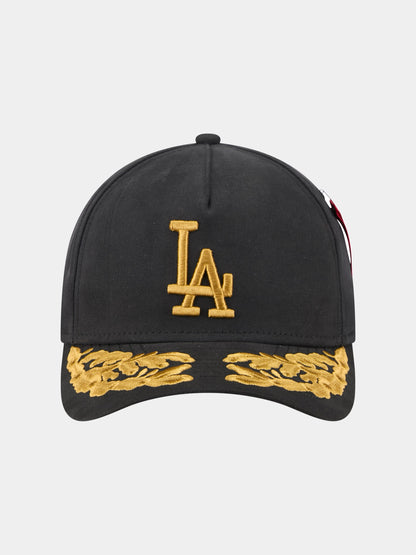 Los Angeles Dodgers X Alpha X New Era 940 MC Cap BLACK | Alpha Industries