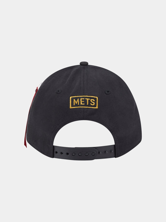 New York Mets X Alpha X New Era 940 MC Cap BLACK | Alpha Industries