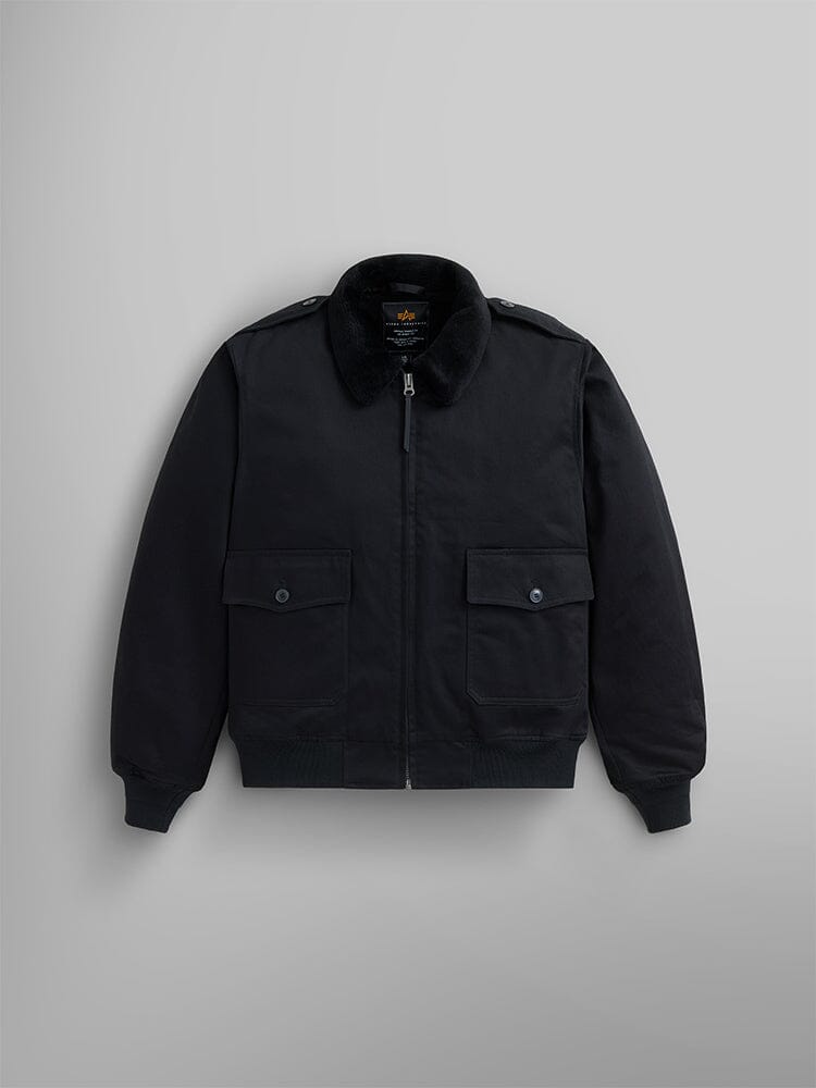1940s B-10 Bomber Jacket BLACK | Alpha Industries